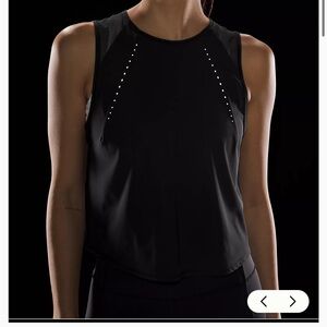 Lululemon sculpt cropped tank top - black 4